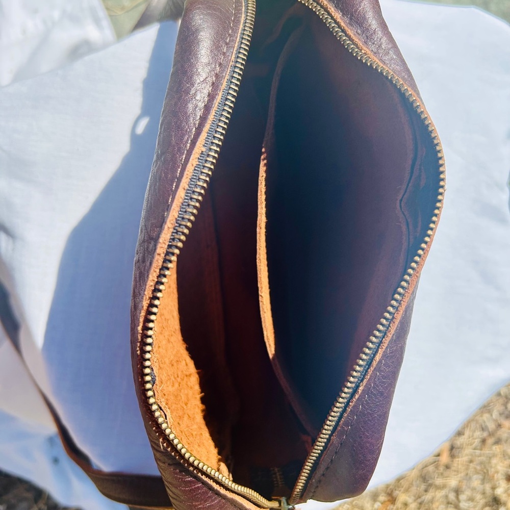 Portland Leather Camera Bag Purse, Coldbrew - Picture 3 of 3